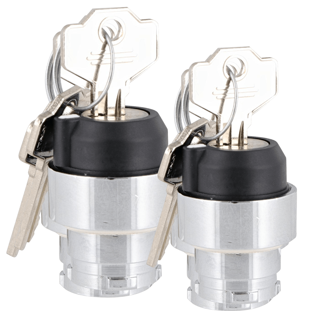 Selectores   con llave 22 Ø mm